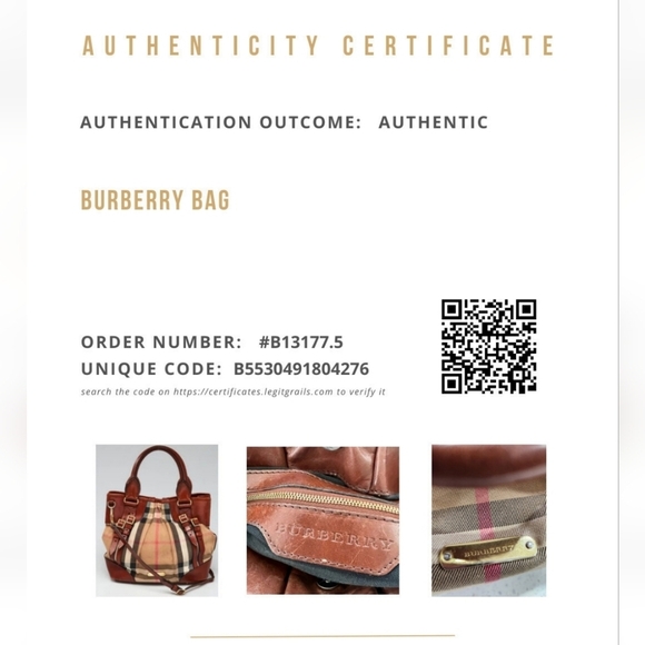 🔹️BURBERRY🔹️ brown canvas Crossbody bag & COA included ✨️🤎 - Picture 11 of 11